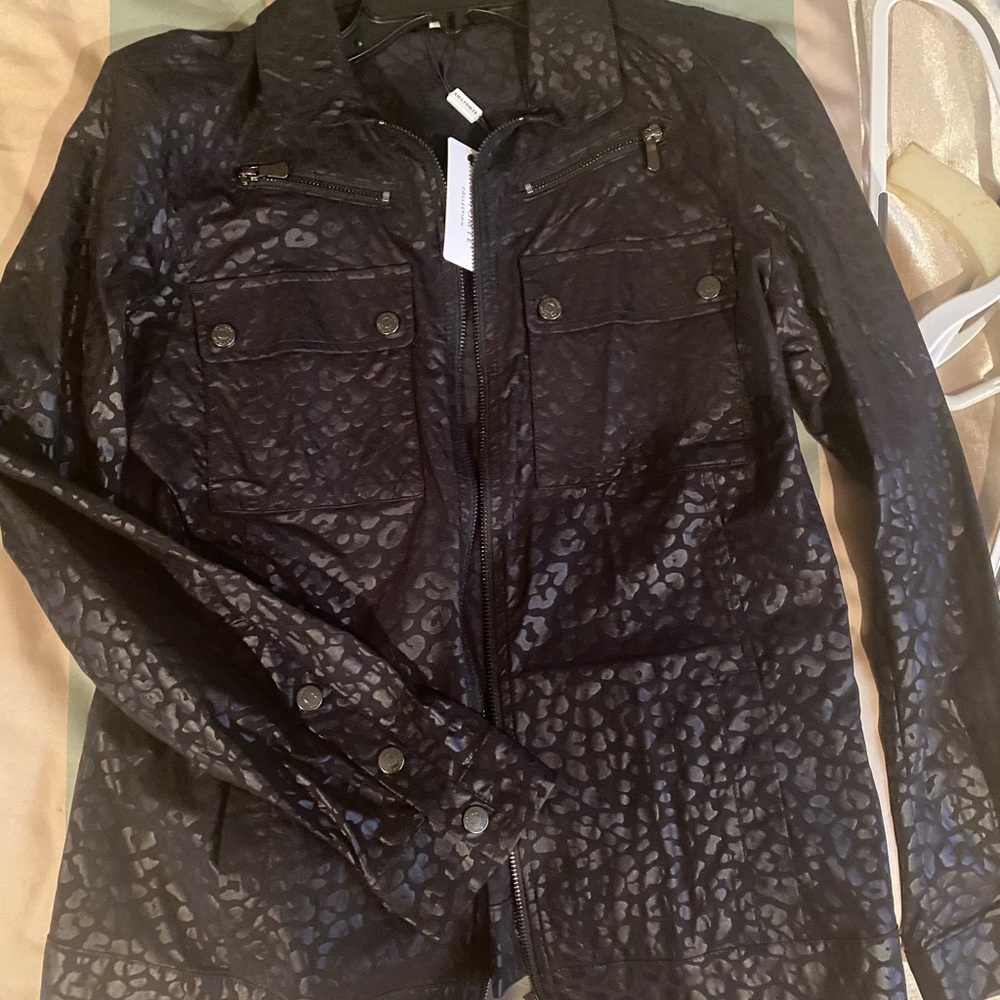 Brand new Anatomie black cheetah print jacket
